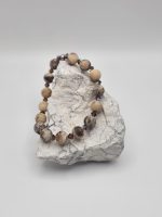 Graphite Feldspar bracelet