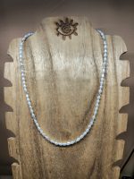 Pearl necklace "rice pearls"