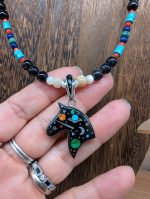 Inlaid horse head necklace - Image 4