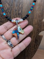 Inlaid horse head necklace - Image 2