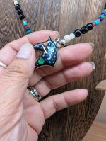 Inlaid horse head necklace - Image 3
