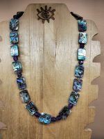 Abalone necklace - rectangle - Image 2