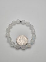 Clear or White Quartz bracelet - Image 2