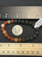 Lava Rock with Carnelian bracelet - Image 2