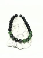 Lava Rock with Ruby Zoisite