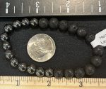 Lava Rock with Hematite Bracelet - Image 2