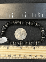 Gemstone Only tourmaline obsidian with stainless steel accent - Image 2