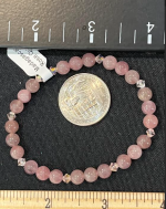 6mm Rose Quartz bracelets - Image 2