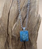 S.S. chain Labradorite carved buddha