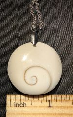 Swirl shell pendant S.S. necklace - Image 3