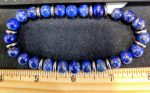 lapis Gemstone stretch bracelet - Image 3