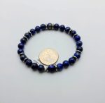 lapis Gemstone stretch bracelet - Image 2