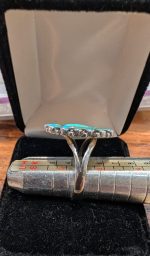 Turquoise sterling ring - Image 2
