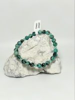 6mm green speckled jasper