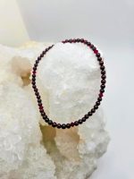 Garnet Stretch Anklet