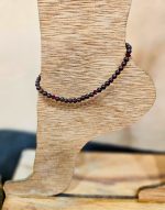 Garnet Stretch Anklet - Image 3