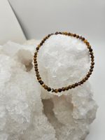 Tigers Eye stretch anklet